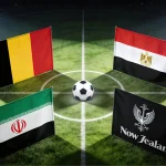 Skupina G Svjetskog prvenstva 2026 s Belgijom, Egiptom, Iranom i Novim Zelandom